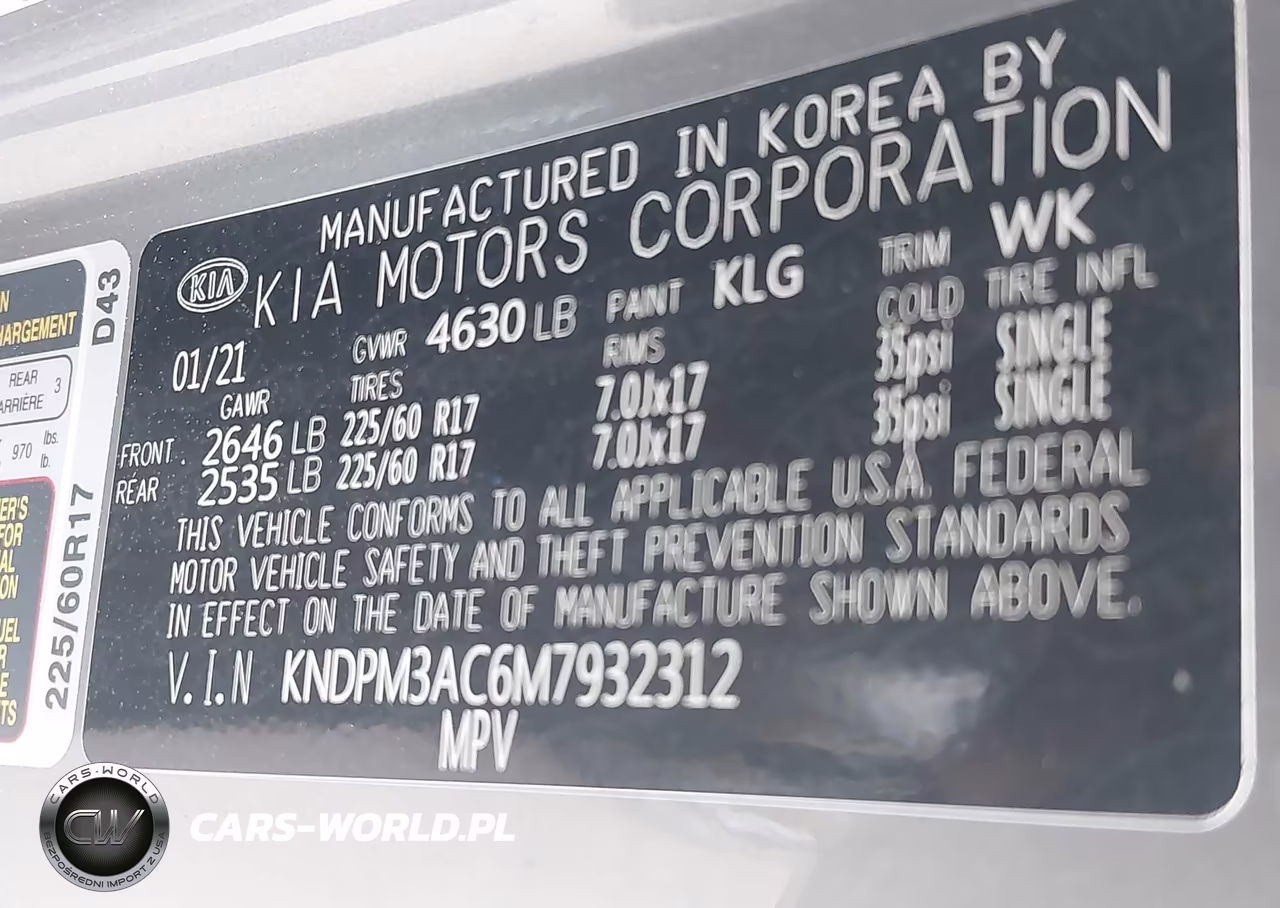 2021 Kia Sportage Lx VIN:KNDPM3AC6M7932312 - 9