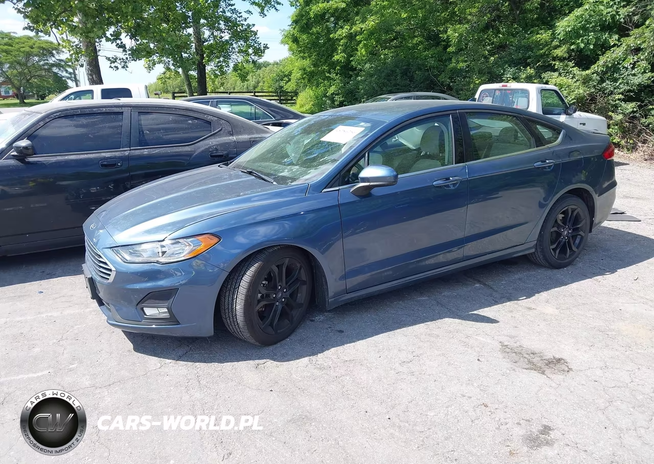 2019 Ford Fusion Se VIN:3FA6P0HD3KR166129 - 2