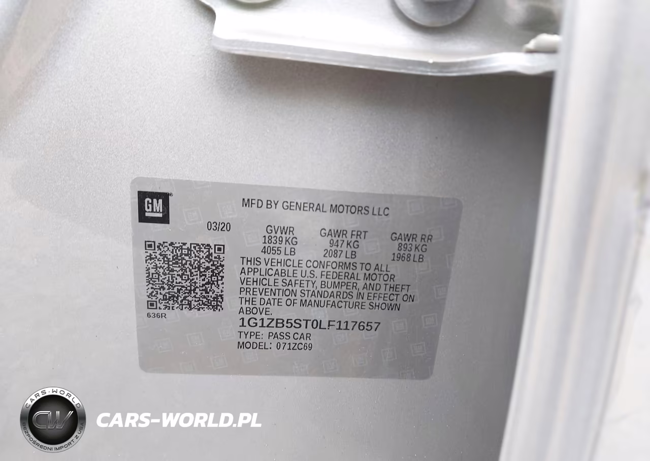 2020 Chevrolet Malibu Fwd Ls VIN:1G1ZB5ST0LF117657 - 9
