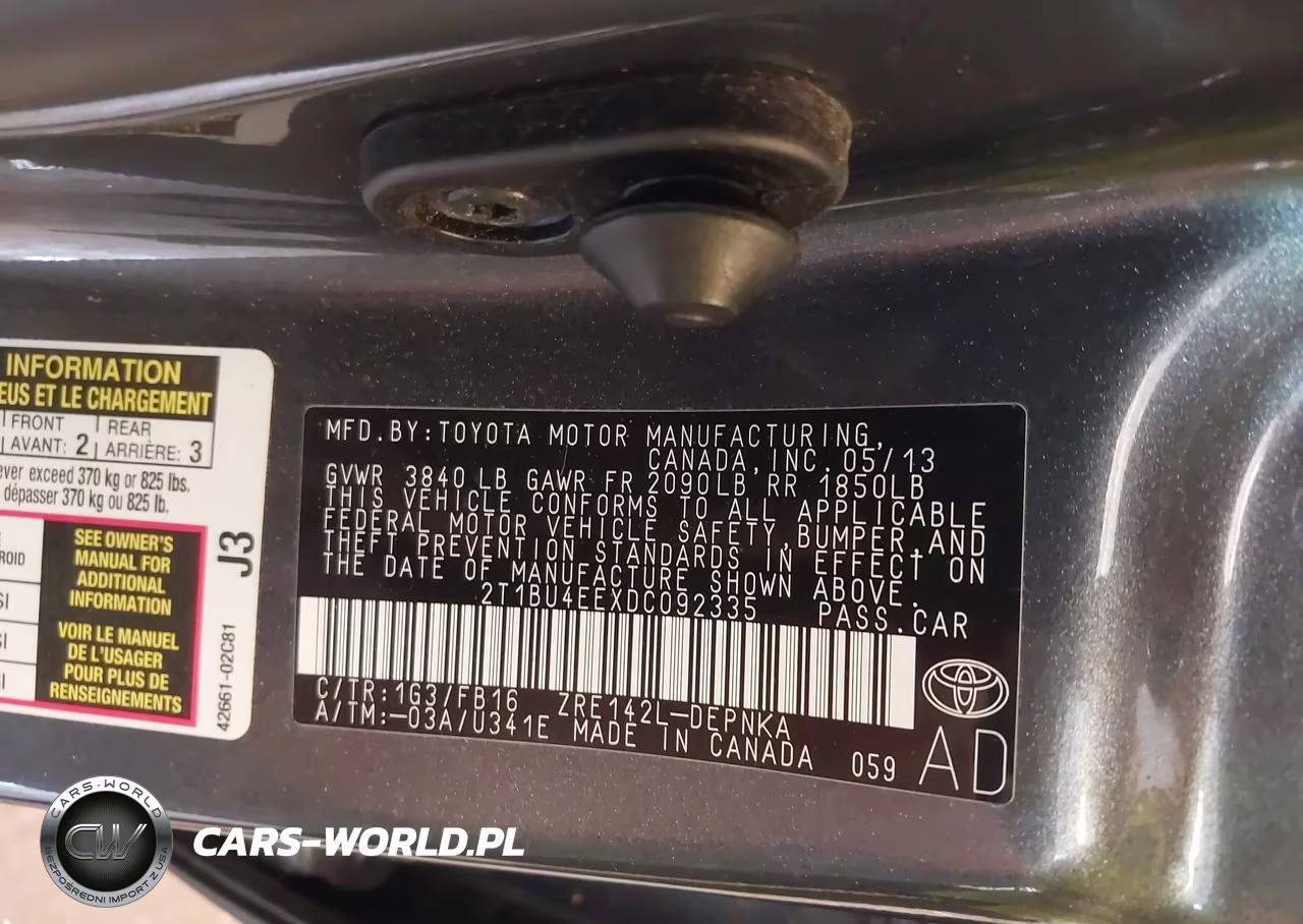 2013 Toyota Corolla Le VIN:2T1BU4EEXDC092335 - 9