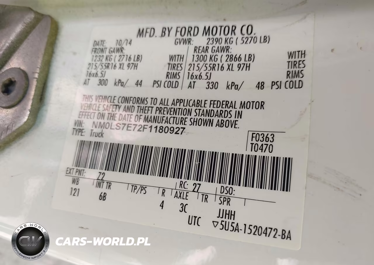 2015 Ford Transit Connect Xl VIN:NM0LS7E72F1180927 - 9
