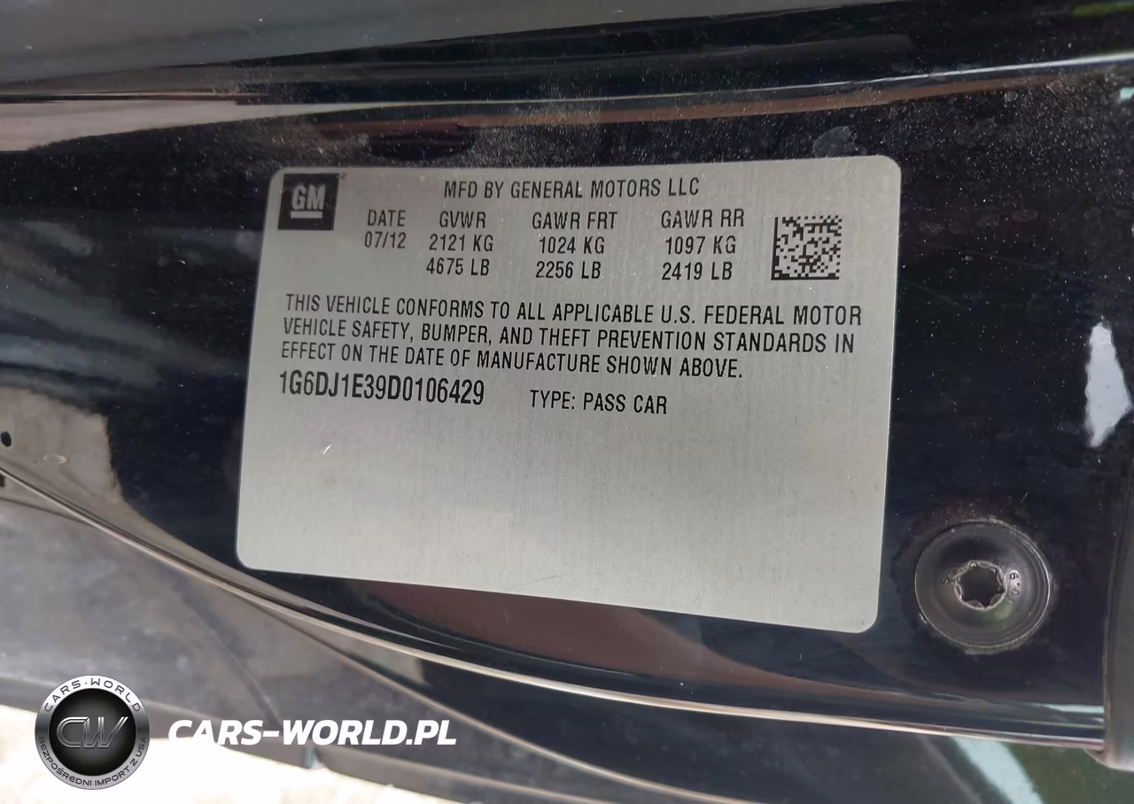 2013 Cadillac Cts Performance VIN:1G6DJ1E39D0106429 - 9