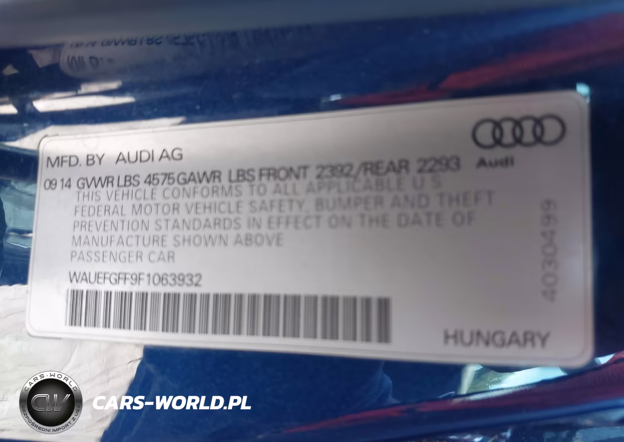 2015 Audi A3 2.0T Premium VIN:WAUEFGFF9F1063932 - 9