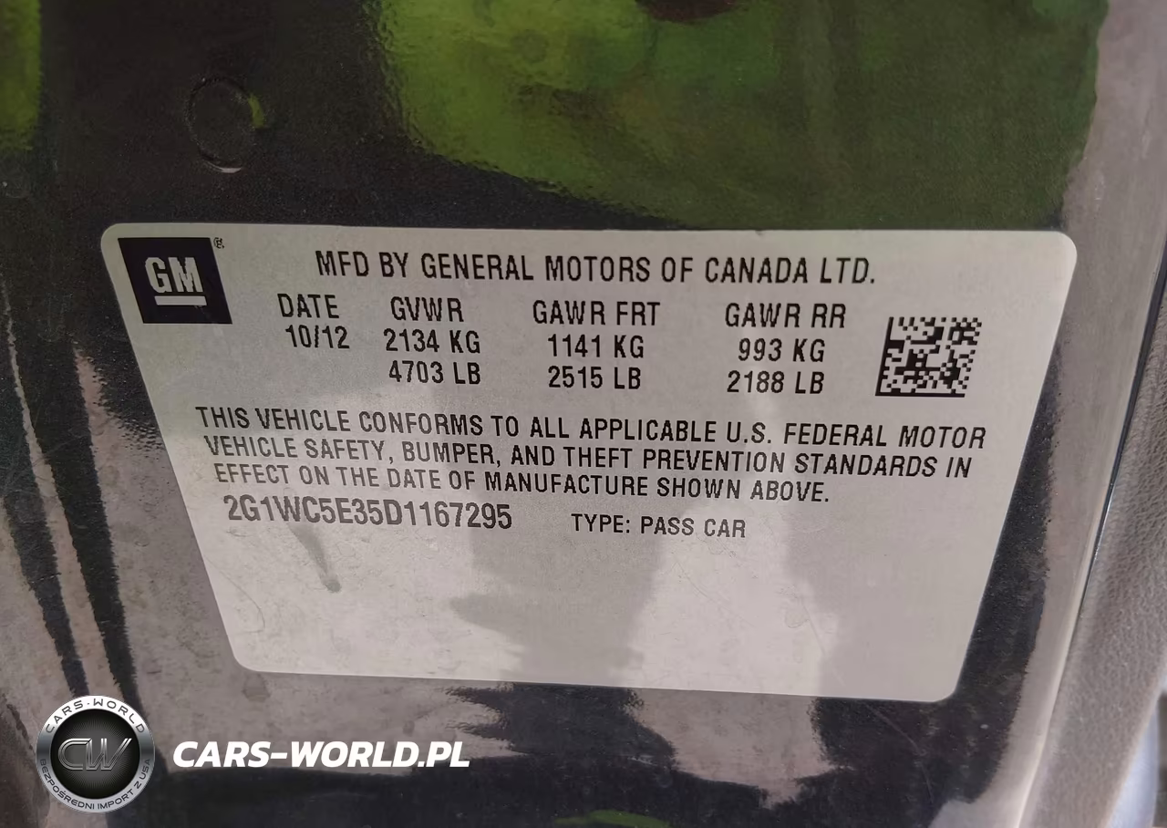 2013 Chevrolet Impala Ltz VIN:2G1WC5E35D1167295 - 9