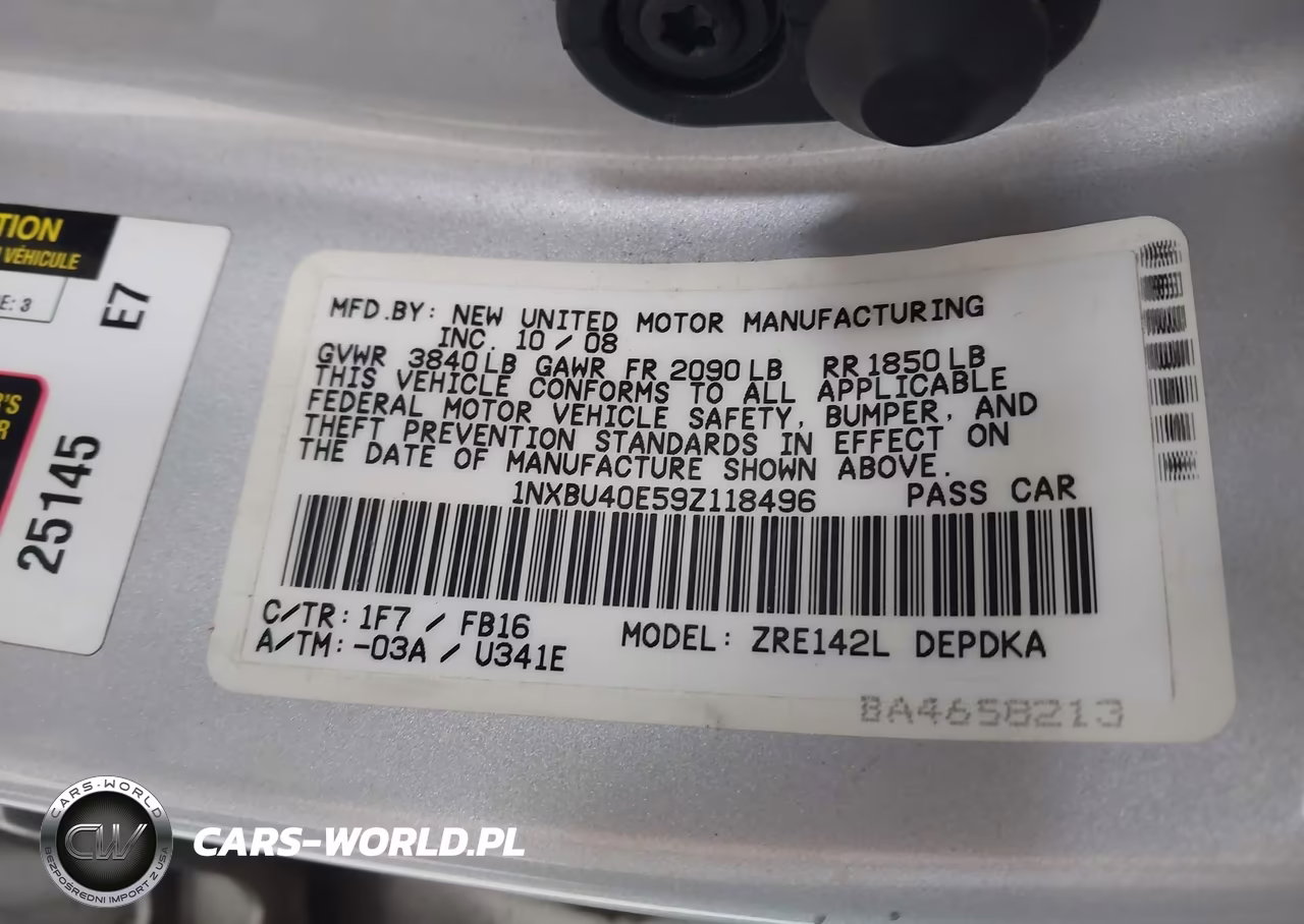 2009 Toyota Corolla Le VIN:1NXBU40E59Z118496 - 9