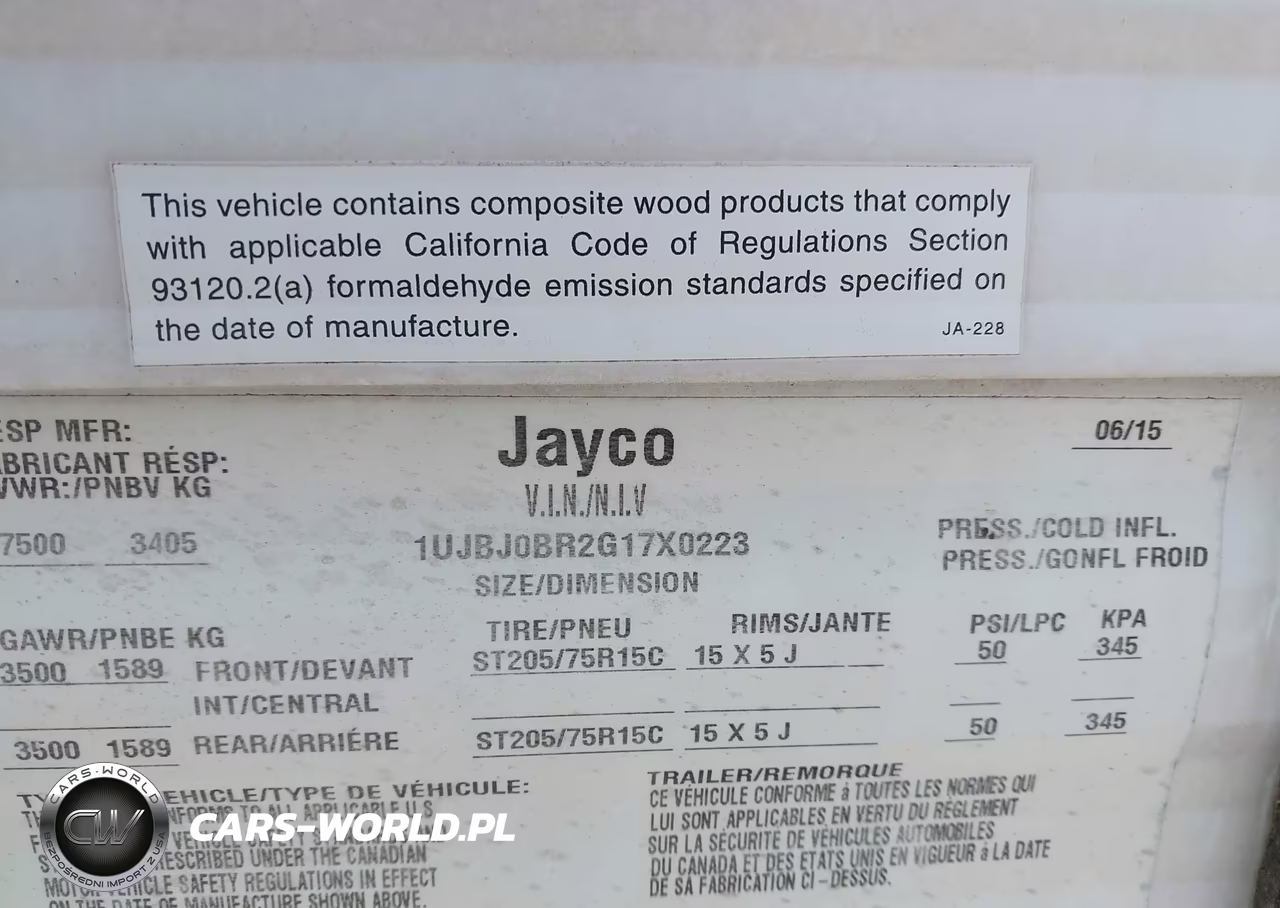 2016 Jayco Jay Flight 287Bhsw VIN:1UJBJ0BR2G17X0223 - 9