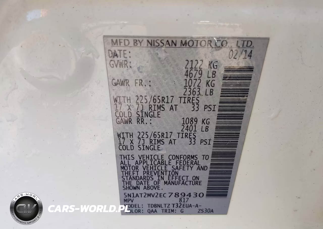 2014 Nissan Rogue Sv VIN:5N1AT2MV2EC789430 - 9