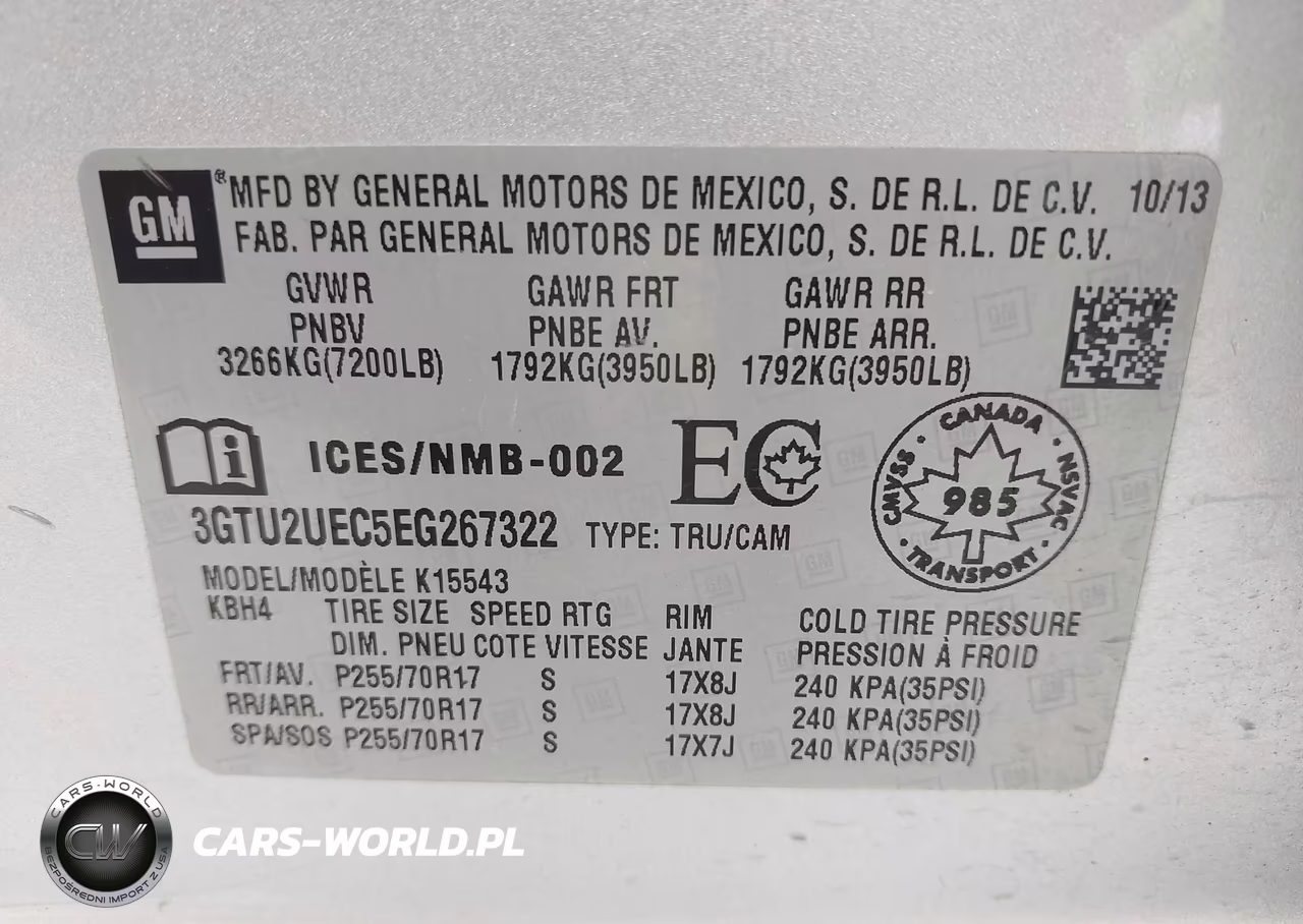 2014 GMC Sierra 1500 Sle VIN:3GTU2UEC5EG267322 - 9