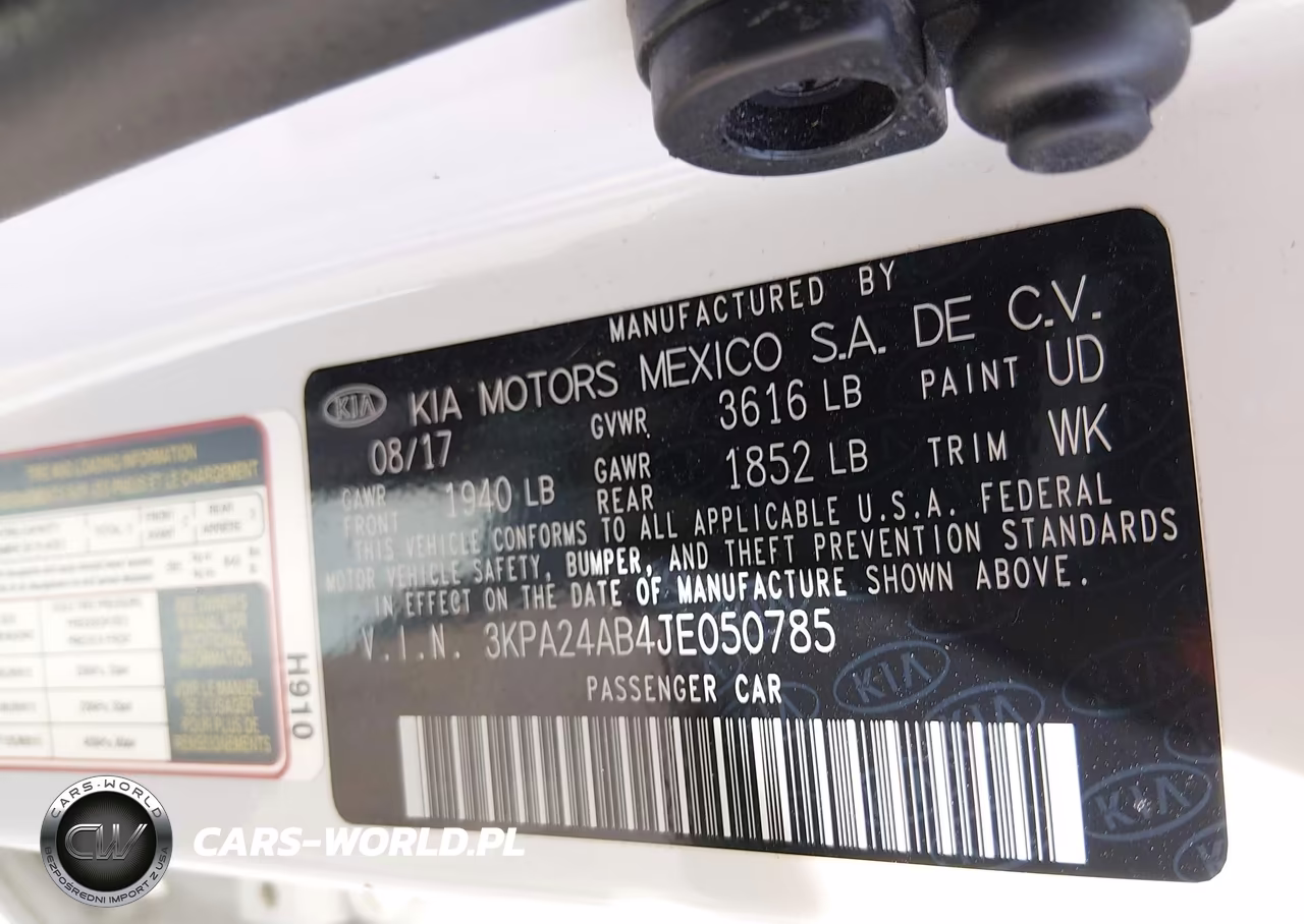 2018 Kia Rio S VIN:3KPA24AB4JE050785 - 9