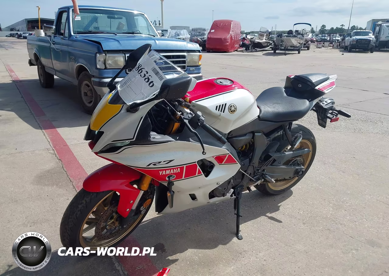 2022 Yamaha Yzfr7 VIN:JYARM38E2NA003024 - 2