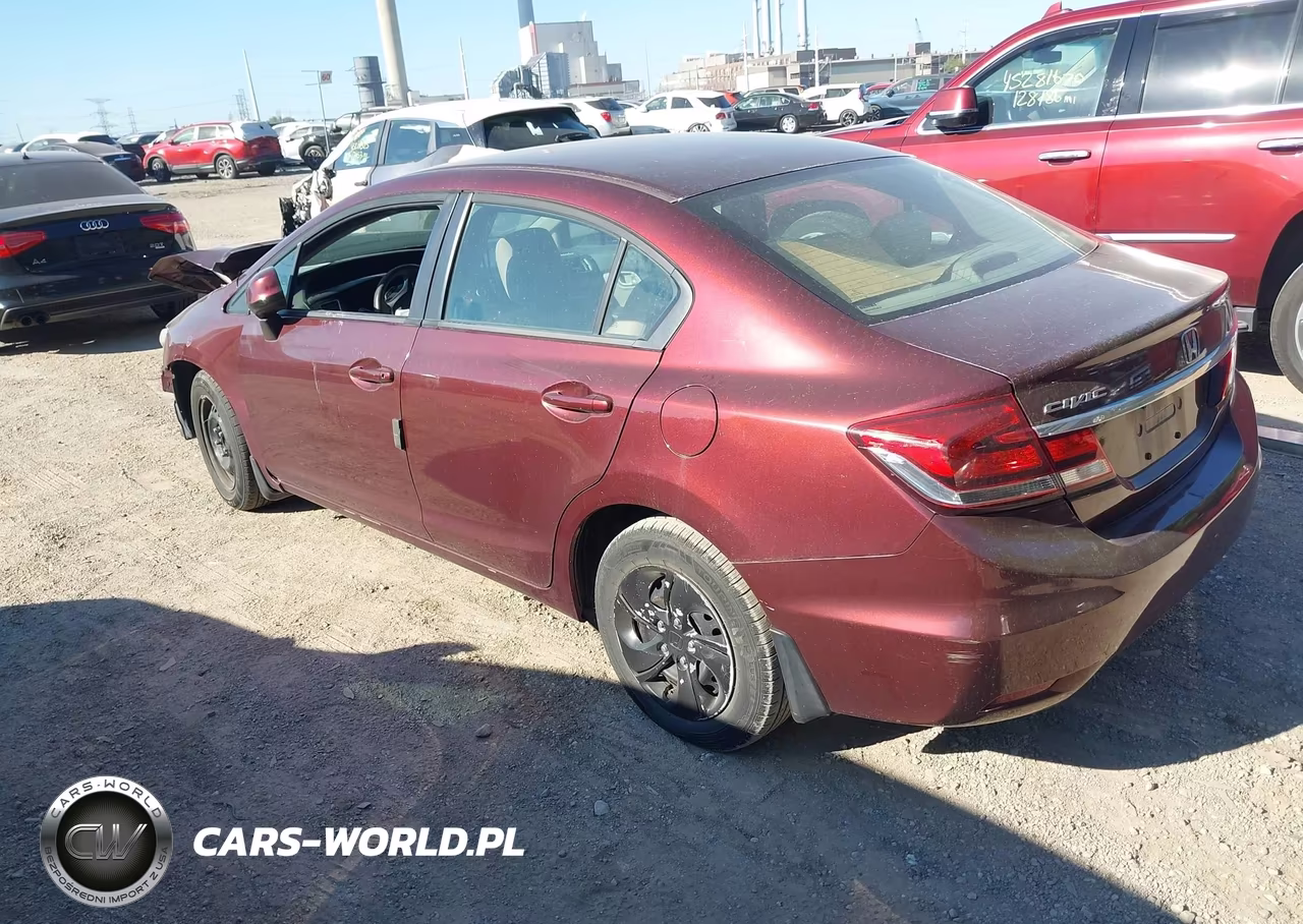 2013 Honda Civic Lx VIN:19XFB2F5XDE052137 - 3