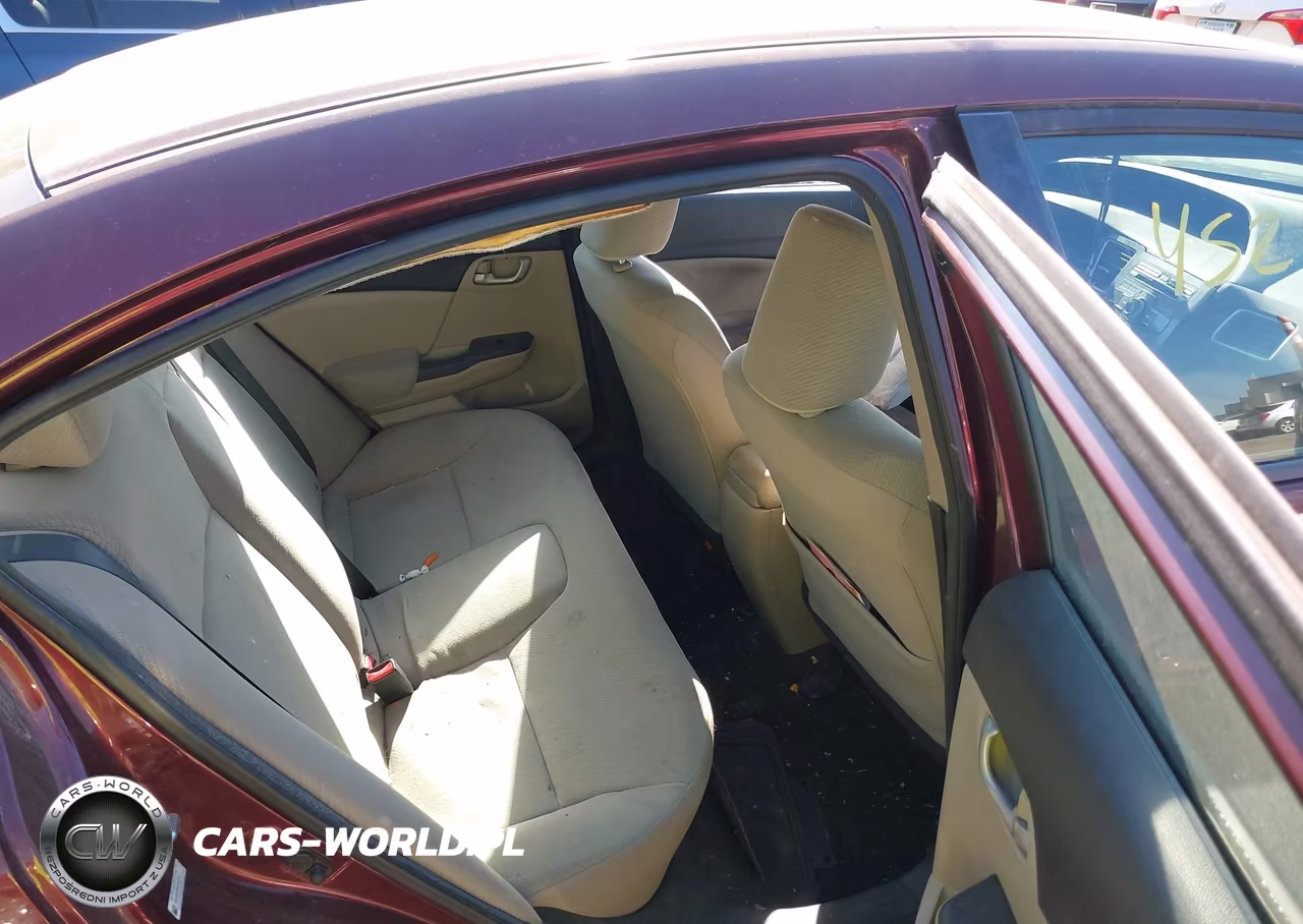 2013 Honda Civic Lx VIN:19XFB2F5XDE052137 - 8