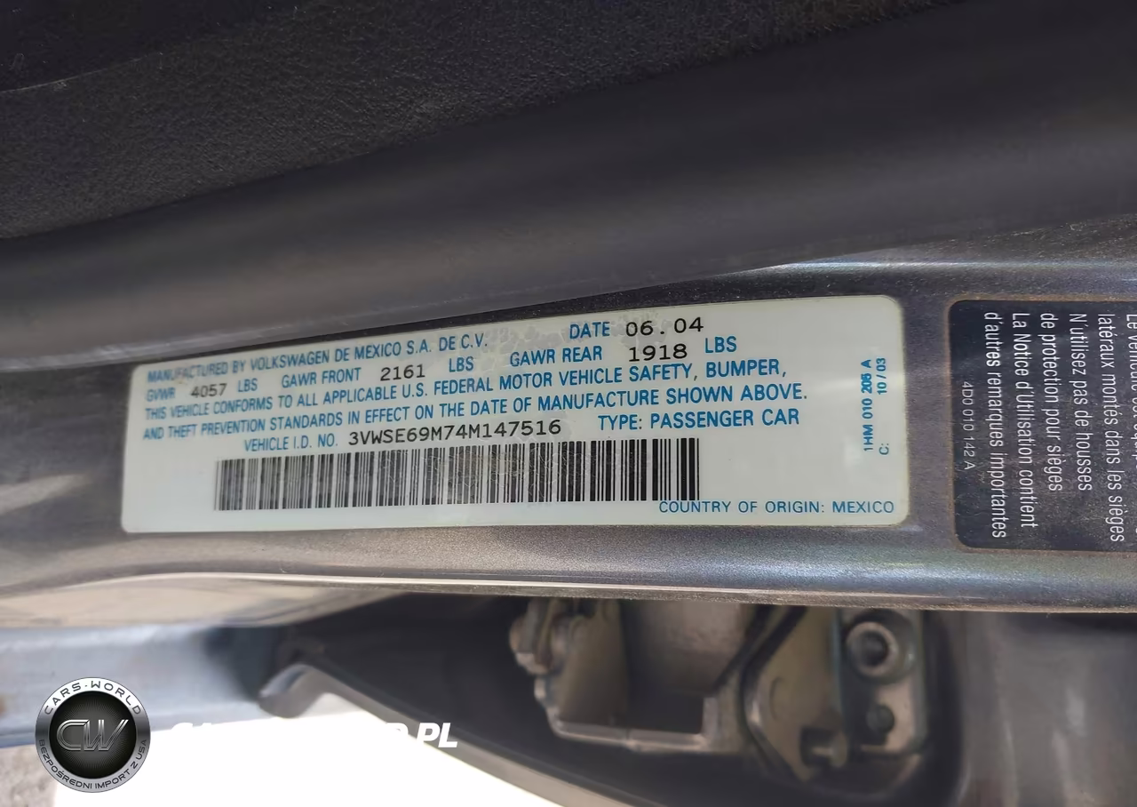2004 Volkswagen Jetta Gls VIN:3VWSE69M74M147516 - 9