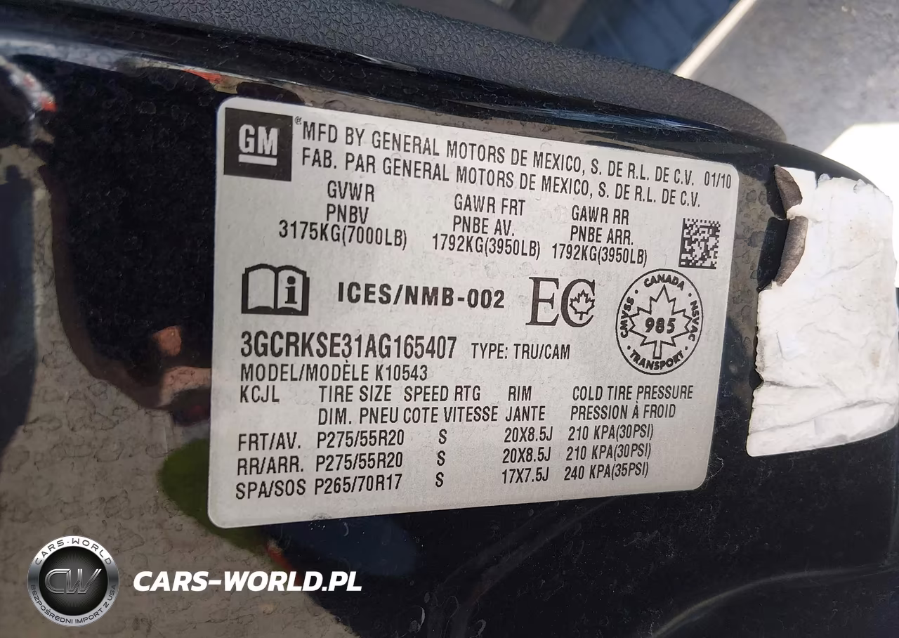 2010 Chevrolet Silverado 1500 Lt VIN:3GCRKSE31AG165407 - 9