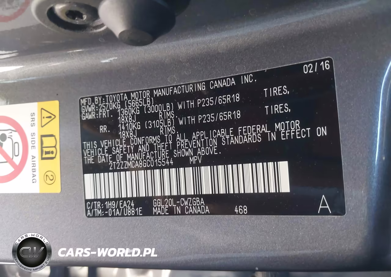 2016 Lexus Rx 350 VIN:2T2ZZMCA8GC015544 - 9