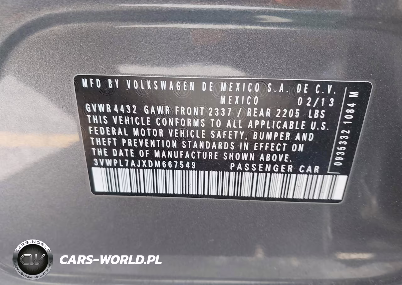 2013 Volkswagen Jetta Sportwagen 2.0L Tdi VIN:3VWPL7AJXDM667549 - 9