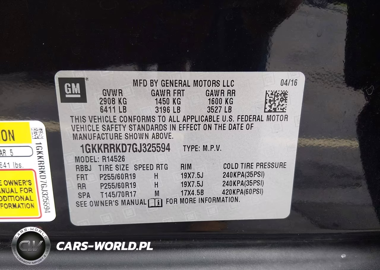2016 GMC Acadia Slt-1 VIN:1GKKRRKD7GJ325594 - 9