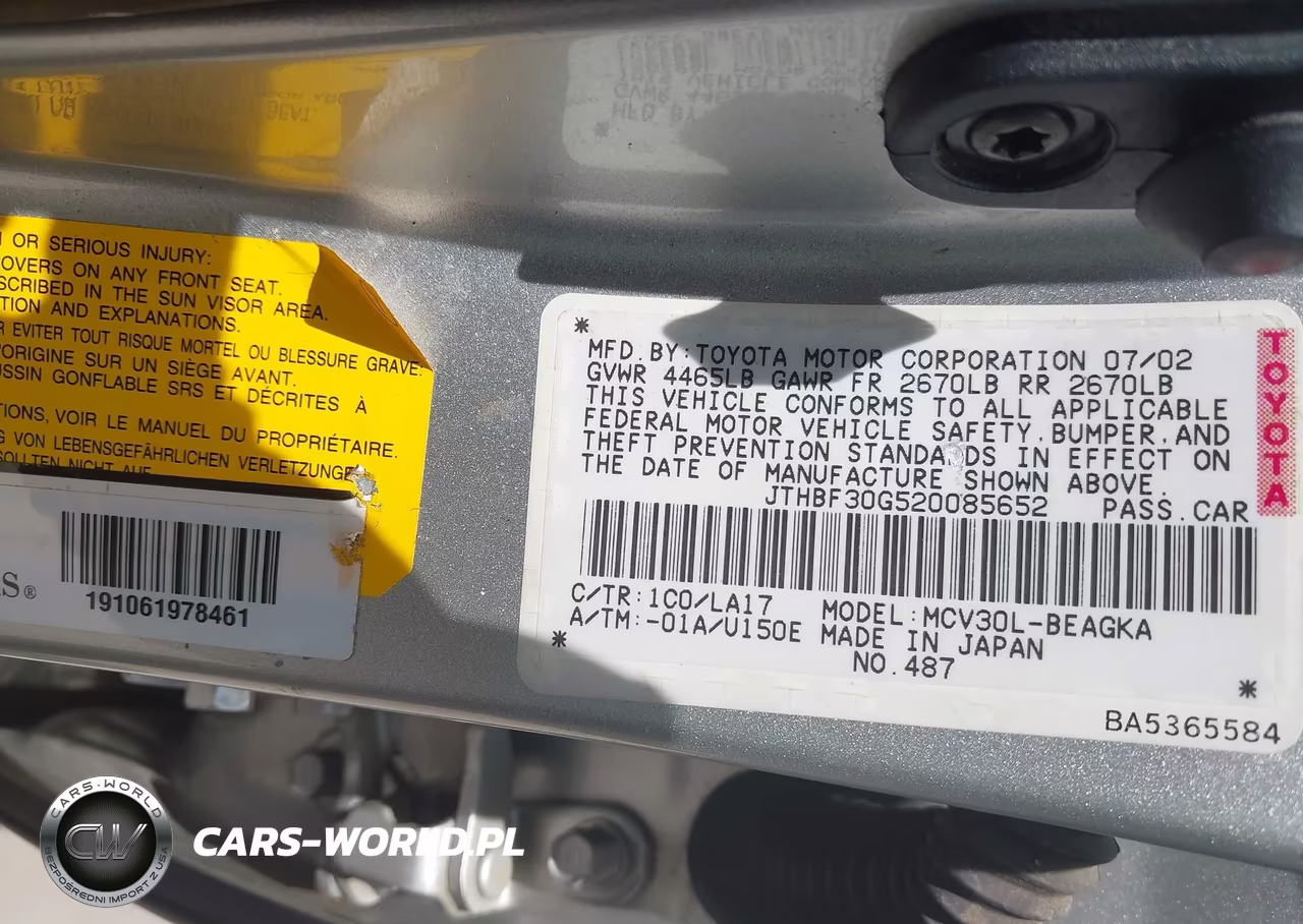 2002 Lexus Es 300 VIN:JTHBF30G520085652 - 9