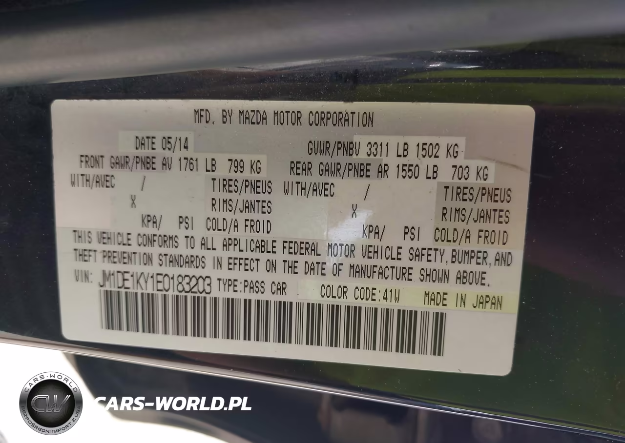 2014 Mazda Mazda2 Sport VIN:JM1DE1KY1E0183203 - 9