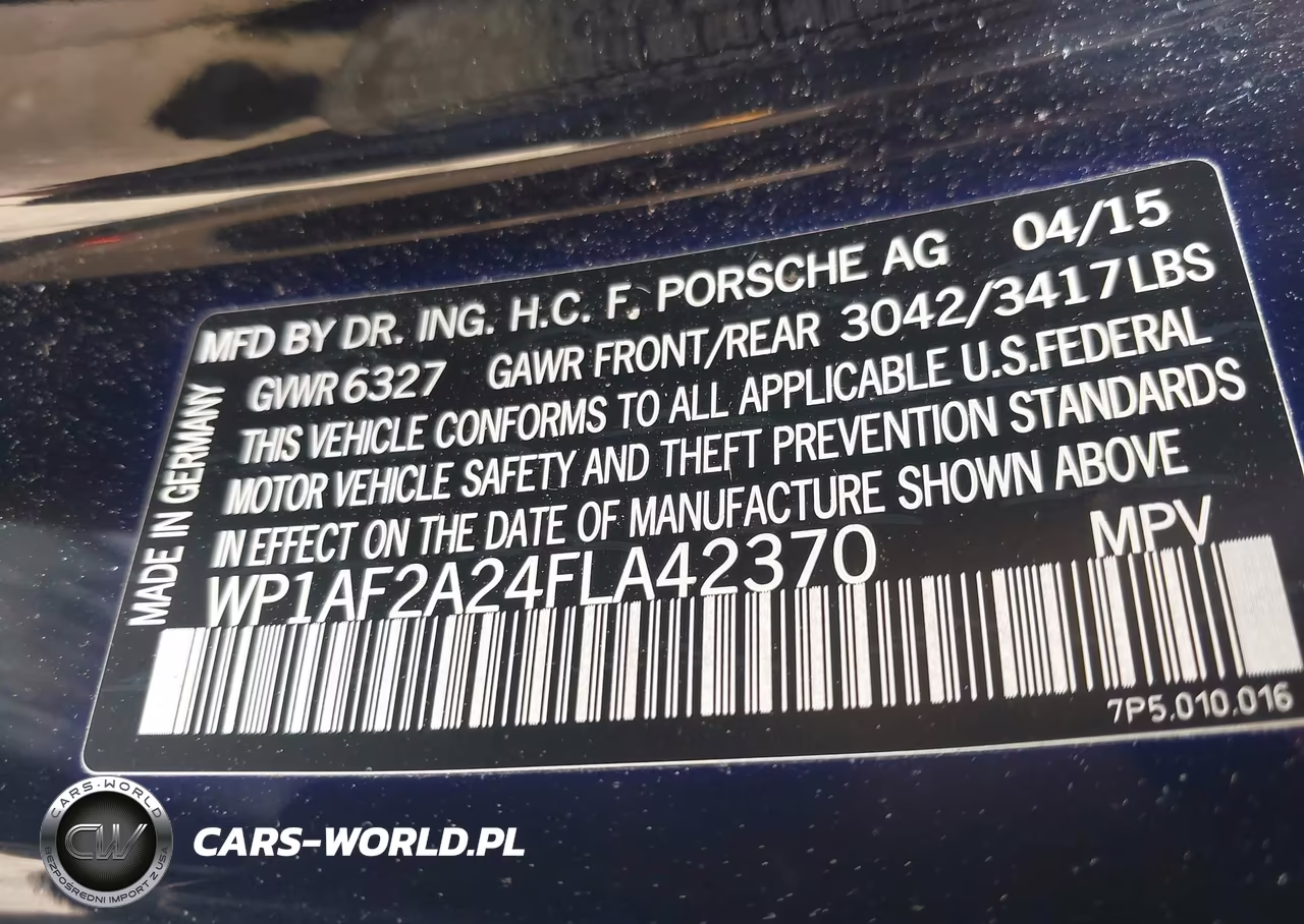 2015 Porsche Cayenne Diesel VIN:WP1AF2A24FLA42370 - 9