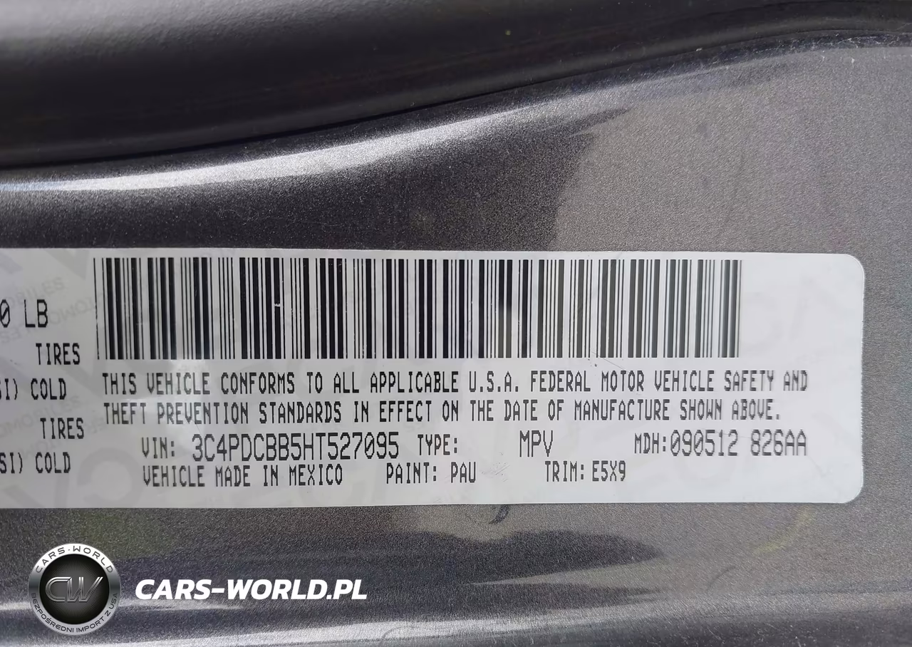 2017 Dodge Journey Sxt VIN:3C4PDCBB5HT527095 - 9