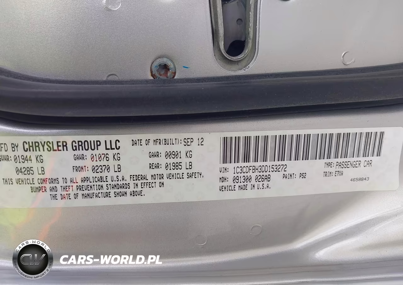 2013 Dodge Dart Sxt VIN:1C3CDFBH3DD153272 - 9