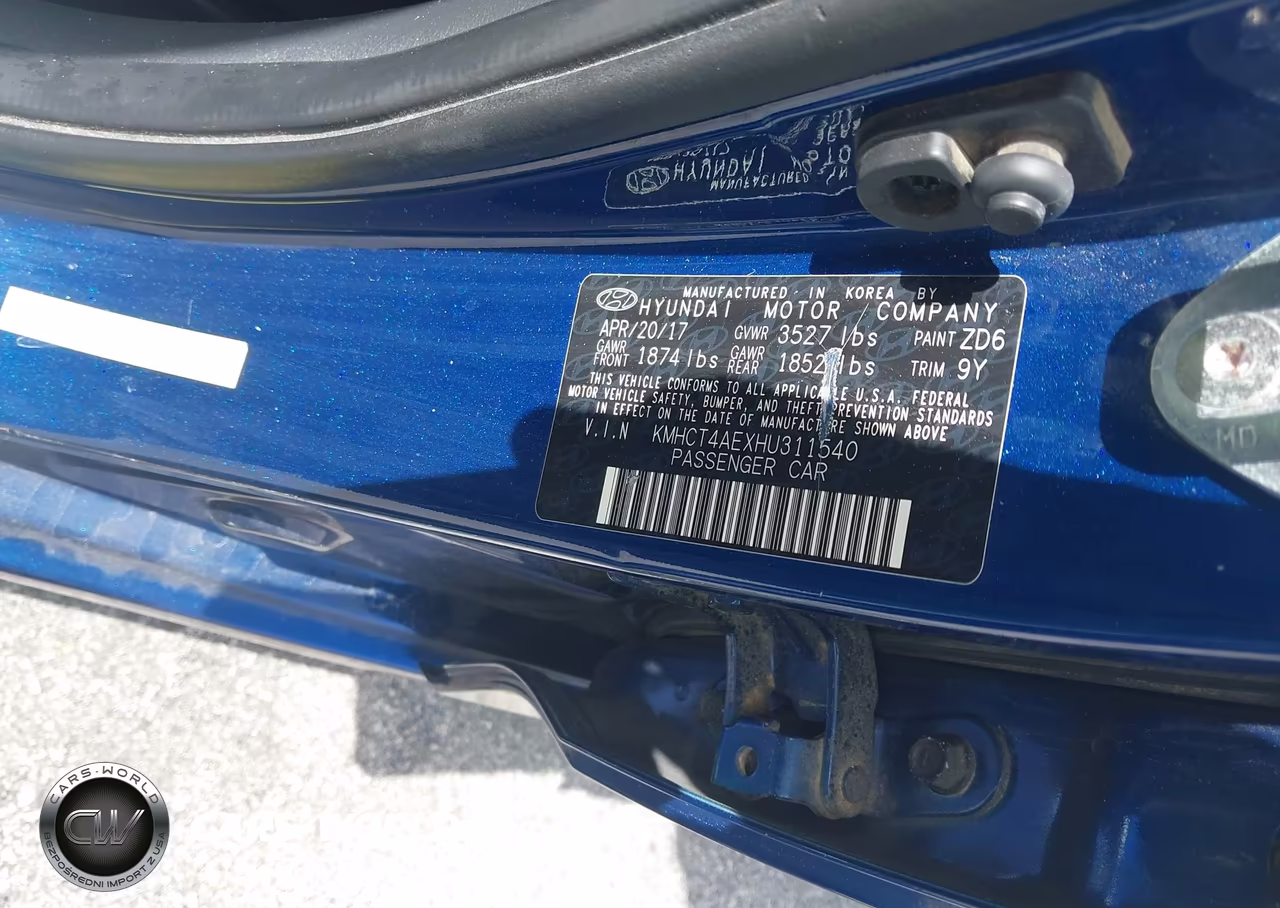 2017 Hyundai Accent Se VIN:KMHCT4AEXHU311540 - 9