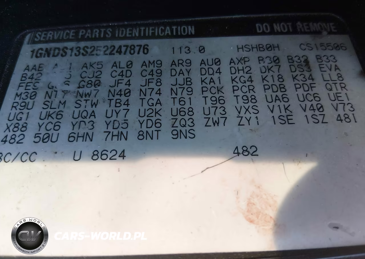 2005 Chevrolet Trailblazer Lt VIN:1GNDS13S252247876 - 9