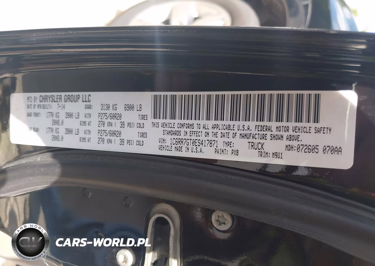 2014 Ram 1500 Big Horn VIN:1C6RR7GT0ES417871 - 9