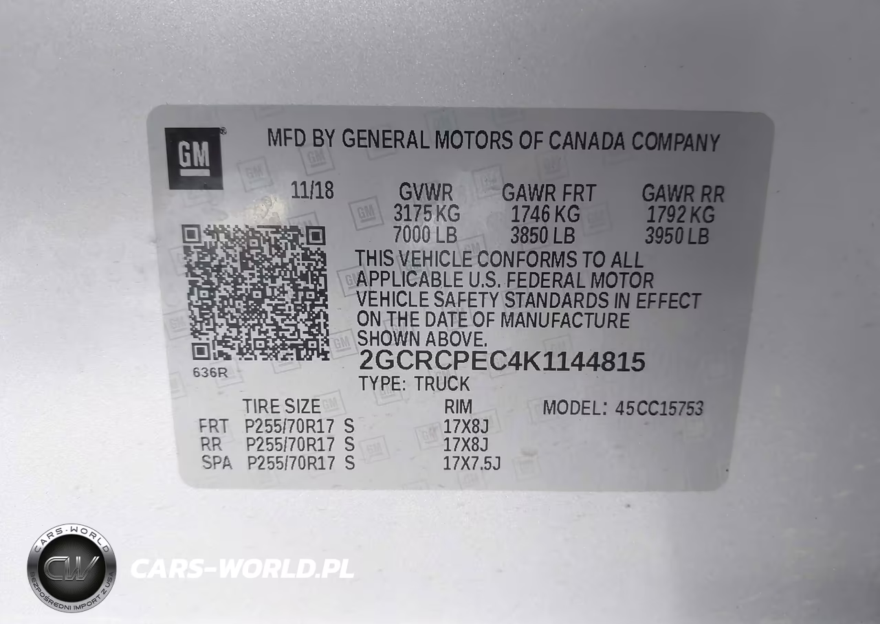 2019 Chevrolet Silverado 1500 Ld Lt VIN:2GCRCPEC4K1144815 - 9