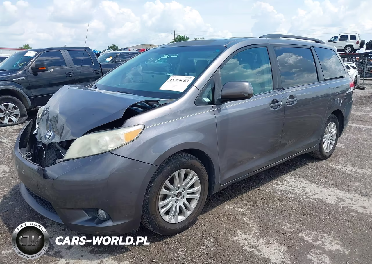 2012 Toyota Sienna Xle V6 8 Passenger VIN:5TDYK3DC8CS230020 - 2
