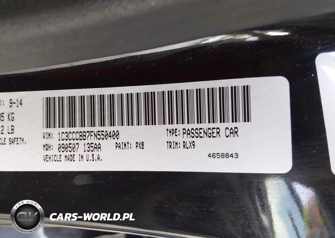 2015 Chrysler 200 S VIN:1C3CCCBB7FN550400 - 9