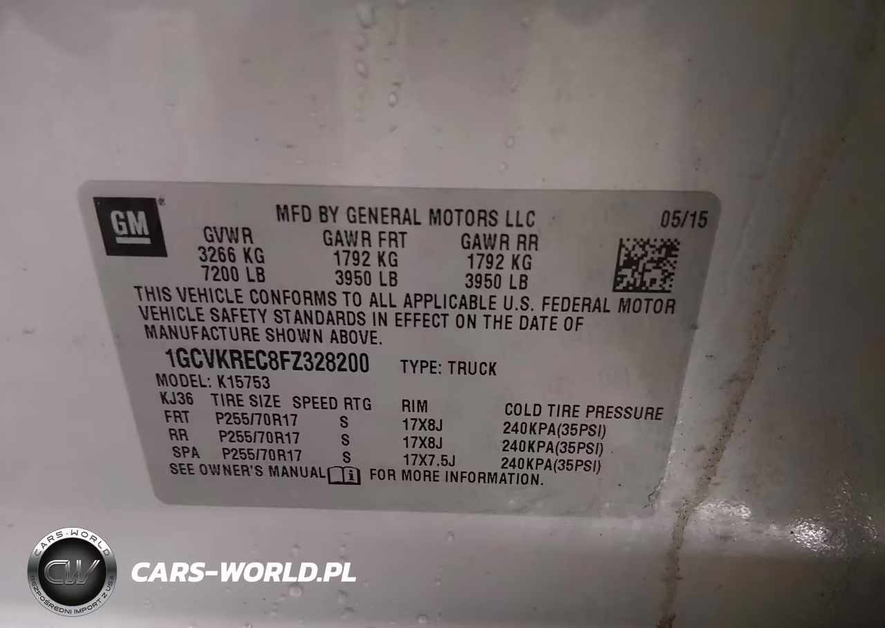 2015 Chevrolet Silverado 1500 1Lt VIN:1GCVKREC8FZ328200 - 9
