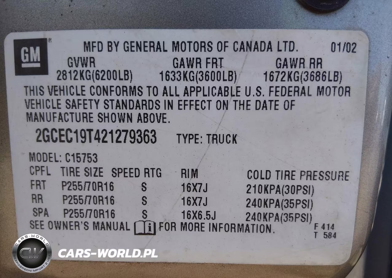 2002 Chevrolet Silverado 1500 Ls VIN:2GCEC19T421279363 - 9
