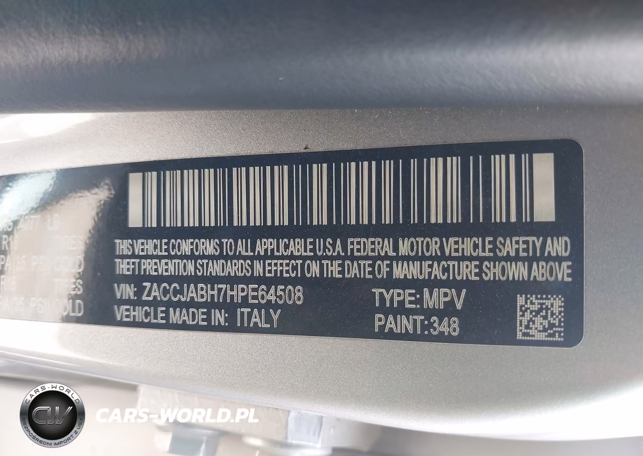 2017 Jeep Renegade Altitude Fwd VIN:ZACCJABH7HPE64508 - 9