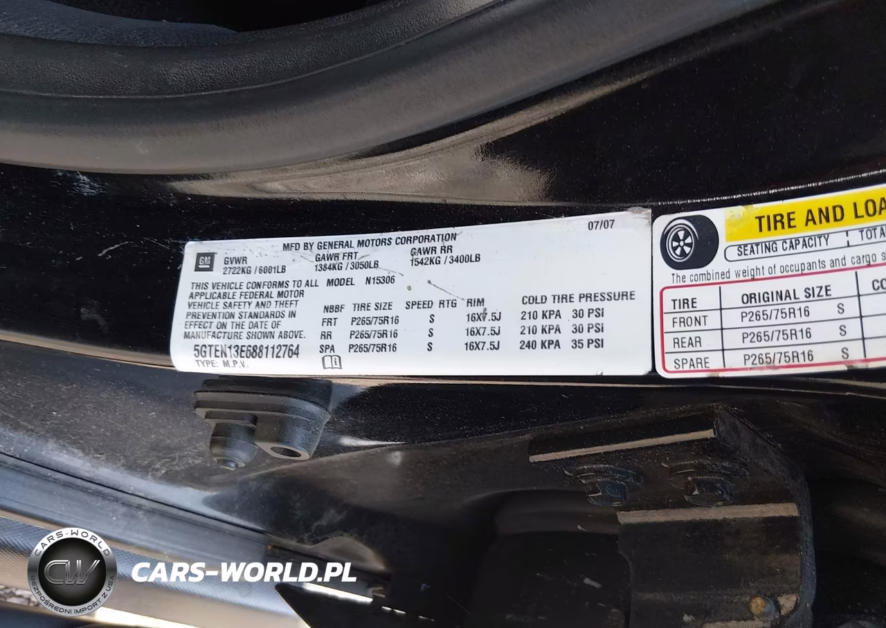 2008 Hummer H3 Suv VIN:5GTEN13E688112764 - 9