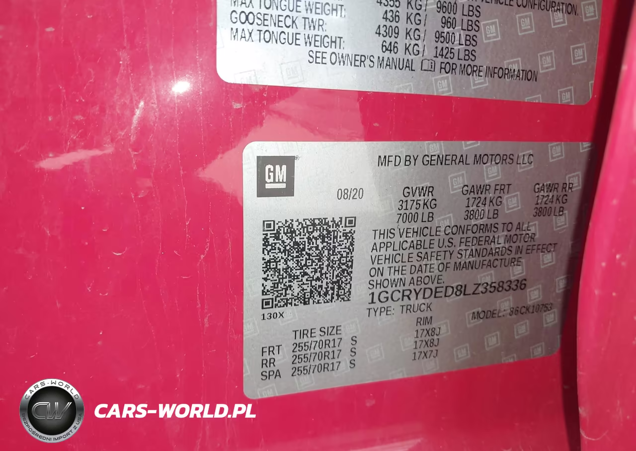 2020 Chevrolet Silverado 1500 VIN:1GCRYDED8LZ358336 - 9