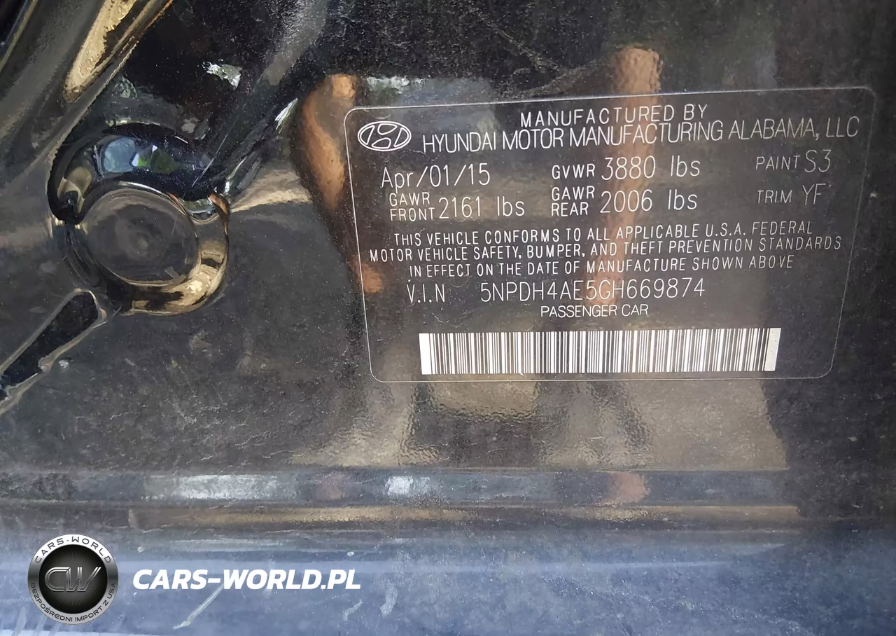2016 Hyundai Elantra Se VIN:5NPDH4AE5GH669874 - 9