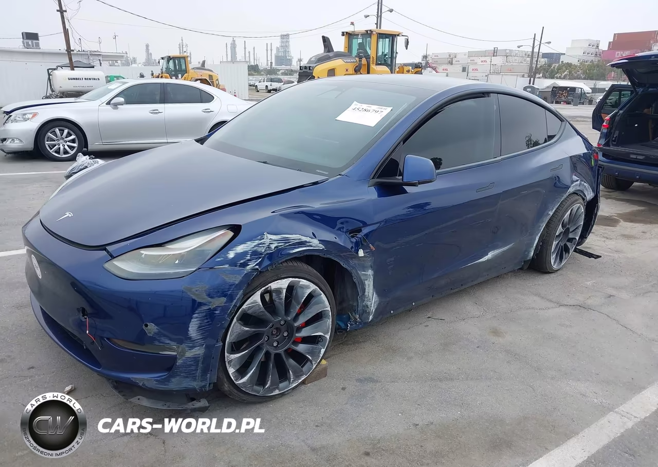 2022 Tesla Model Y Performance Dual Motor All-Wheel Drive VIN:7SAYGDEF1NF378133 - 2