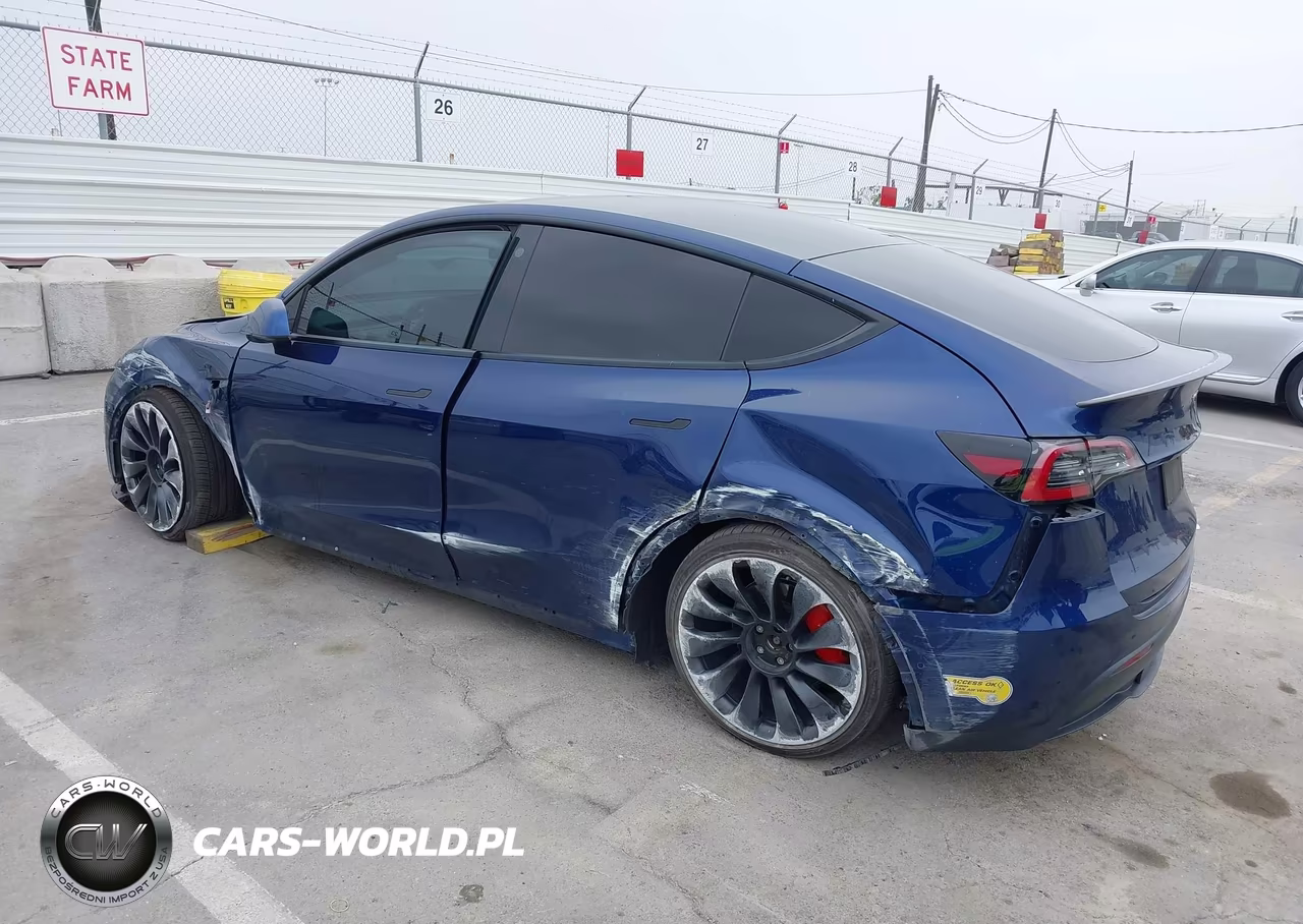 2022 Tesla Model Y Performance Dual Motor All-Wheel Drive VIN:7SAYGDEF1NF378133 - 3