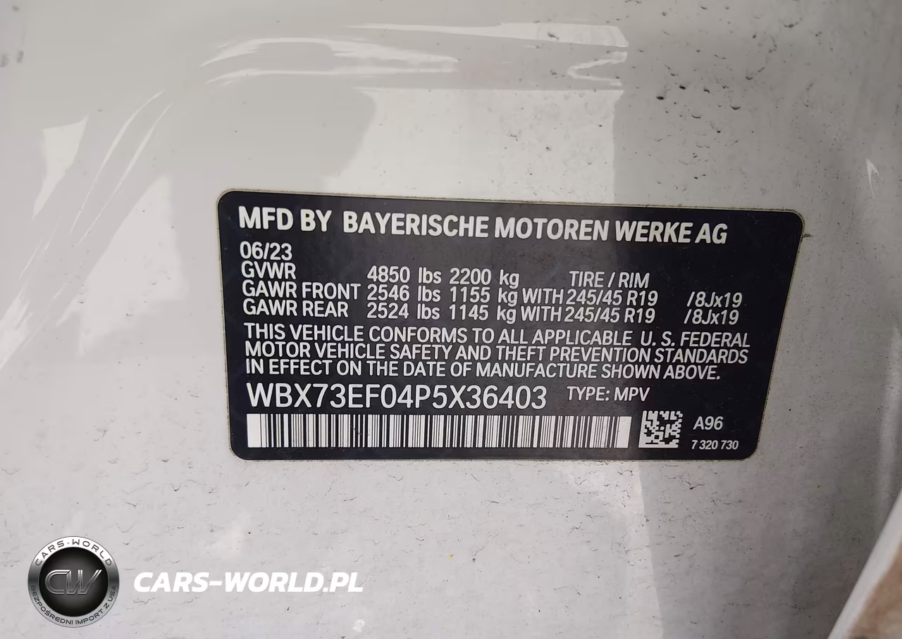 2023 BMW X1 xDrive28I VIN:WBX73EF04P5X36403 - 9