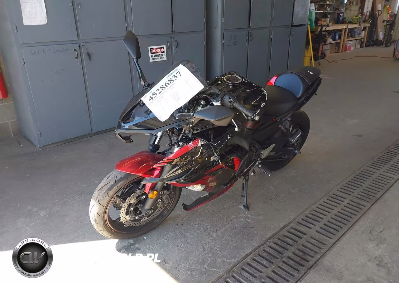 2022 Kawasaki Ex650 N VIN:ML5EXEN18NDA76160 - 2