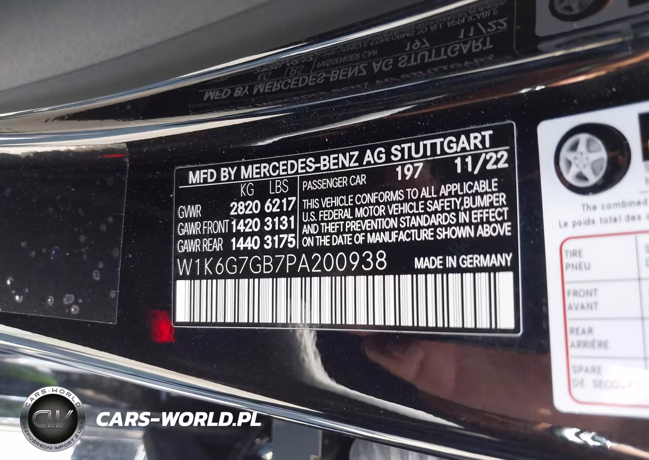 2023 Mercedes-Benz S 580 4Matic VIN:W1K6G7GB7PA200938 - 9