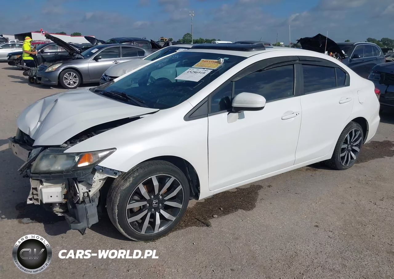 2015 Honda Civic Ex-L VIN:19XFB2F91FE026855 - 2