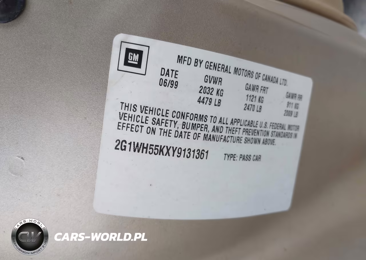2000 Chevrolet Impala Ls VIN:2G1WH55KXY9131361 - 9