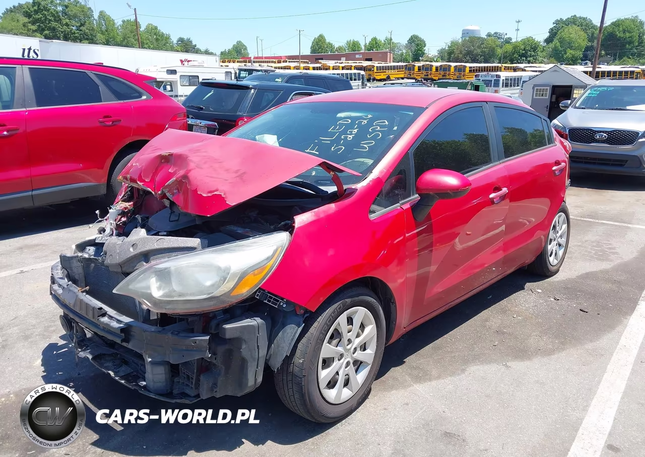 2014 Kia Rio Lx VIN:KNADM4A39E6389048 - 2