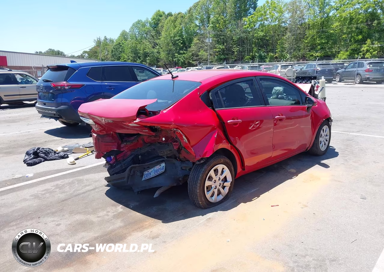 2014 Kia Rio Lx VIN:KNADM4A39E6389048 - 4
