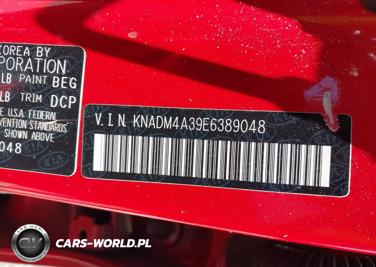 2014 Kia Rio Lx VIN:KNADM4A39E6389048 - 9