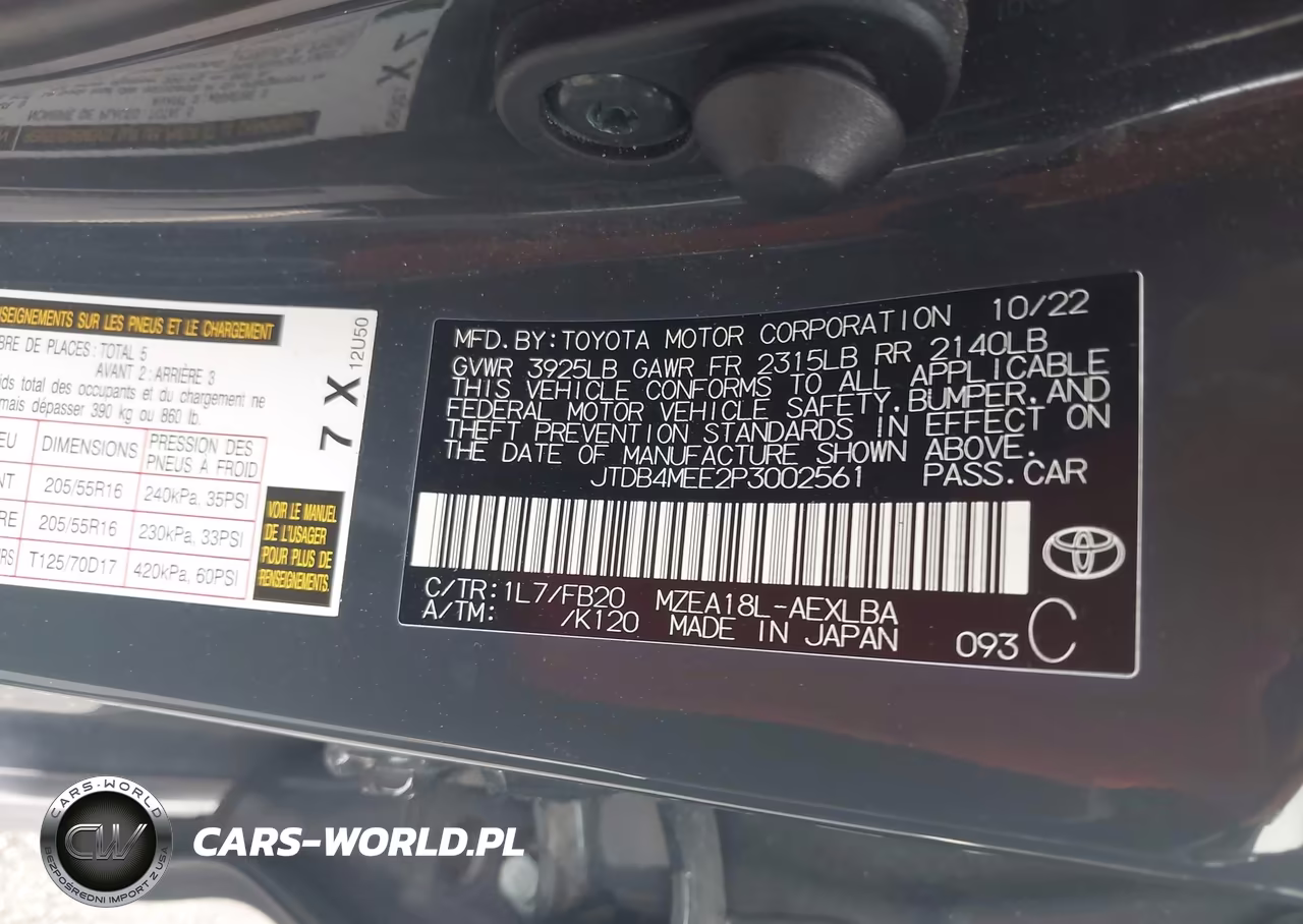 2023 Toyota Corolla Le VIN:JTDB4MEE2P3002561 - 9