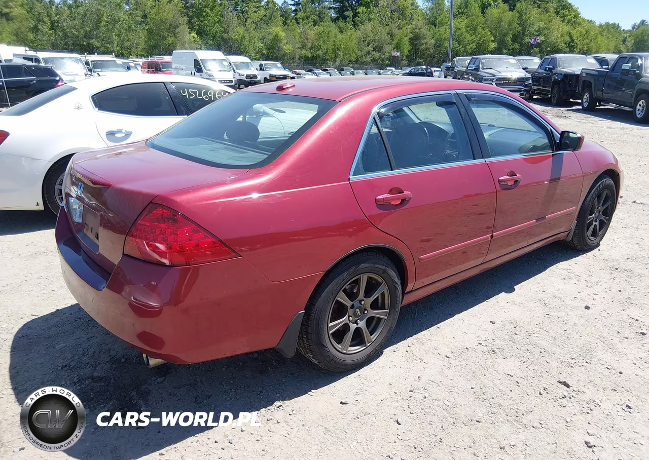 2007 Honda Accord 2.4 Ex VIN:1HGCM568X7A070025 - 4